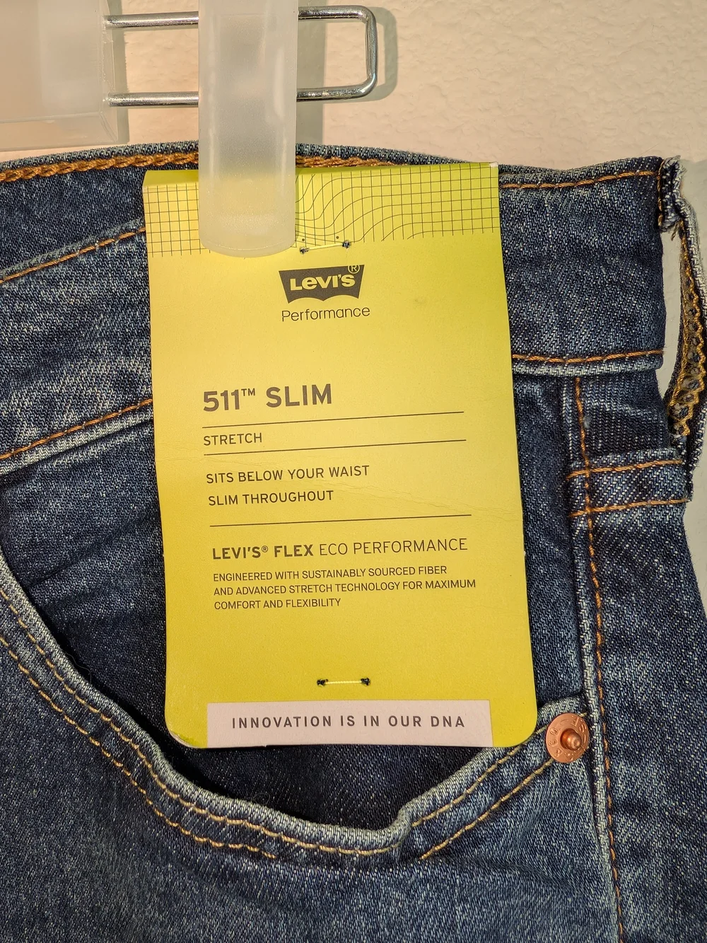 NWT Levi's 511 Slim Stretch Mens Size 32x30